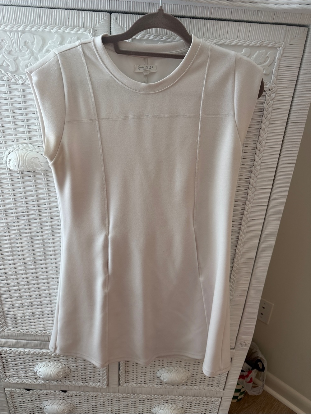 Anthropologie White Casual Dress Medium
